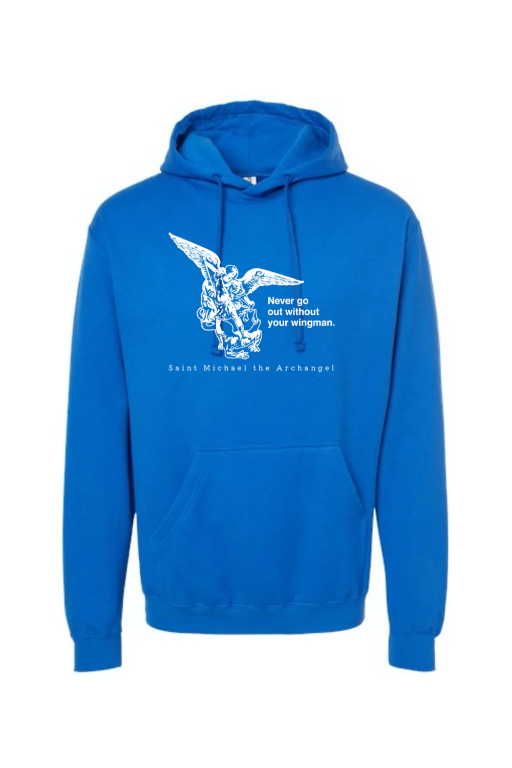 Never Go Without Your Wingman - St. Michael the Archangel Hoodie Sweatshirt - Image 13