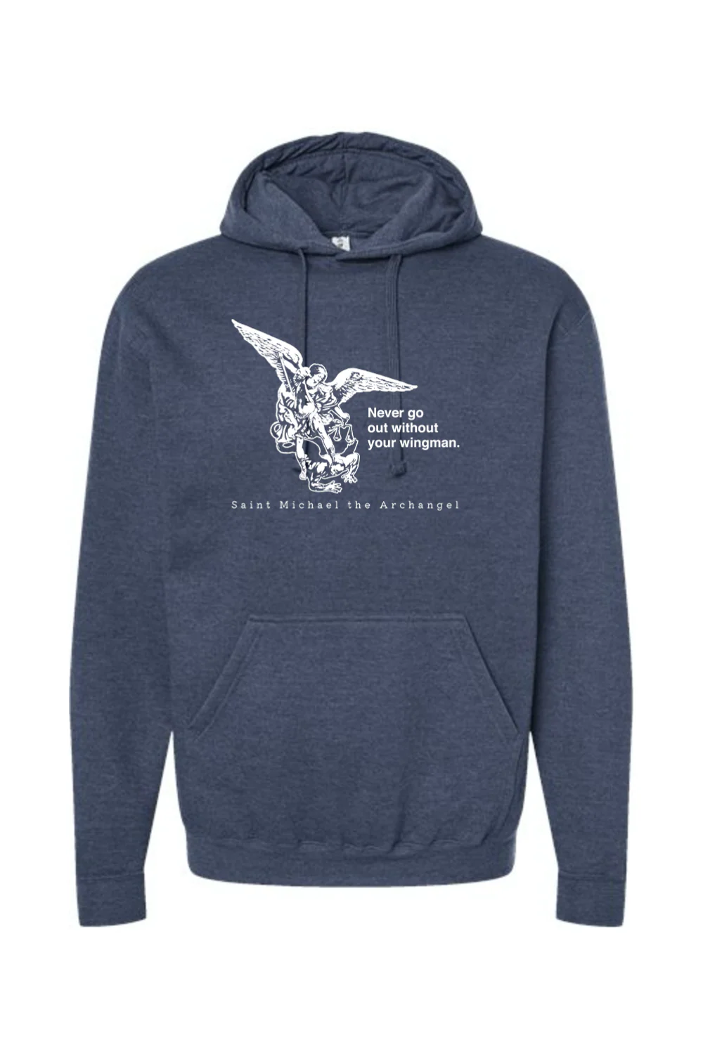 Never Go Without Your Wingman - St. Michael the Archangel Hoodie Sweatshirt - Image 5