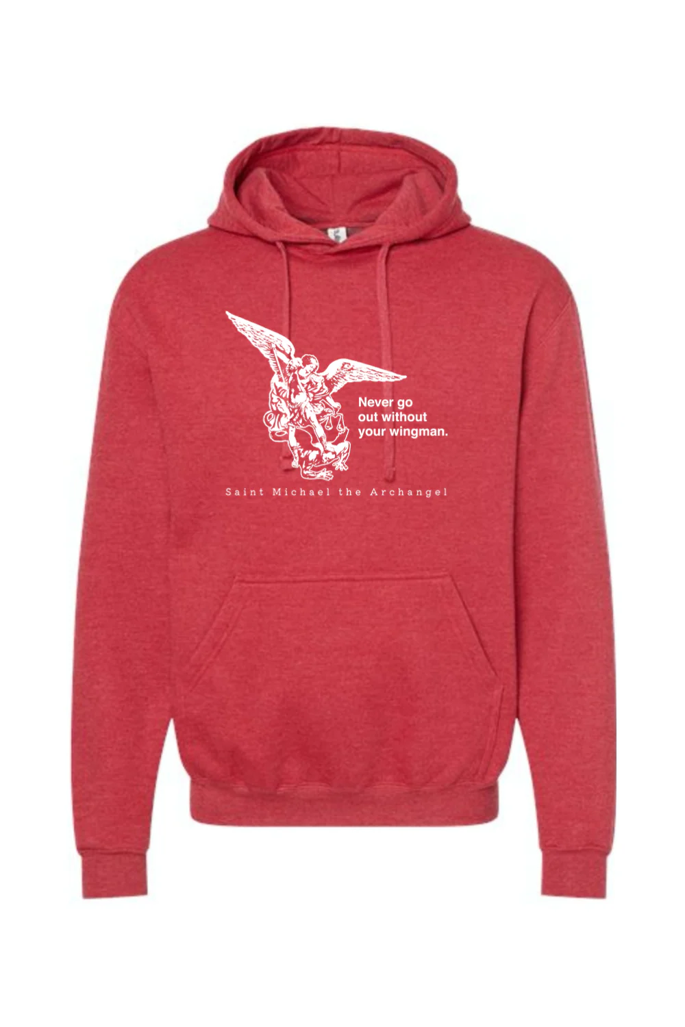 Never Go Without Your Wingman - St. Michael the Archangel Hoodie Sweatshirt - Image 8