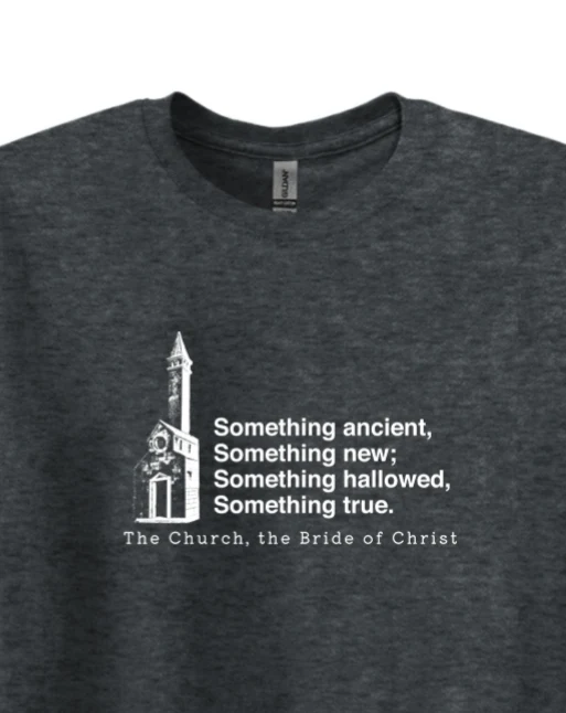 Never the Bridesmaid, Always the Bride - Catholic Church Adult T-Shirt - Image 2