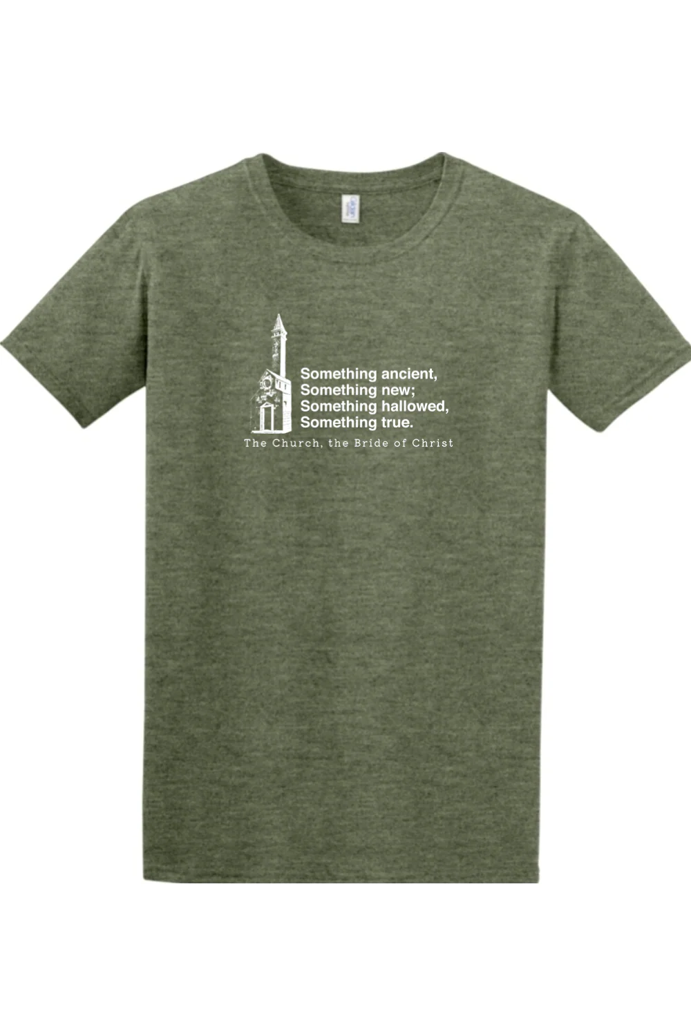 Never the Bridesmaid, Always the Bride - Catholic Church Adult T-Shirt - Image 3