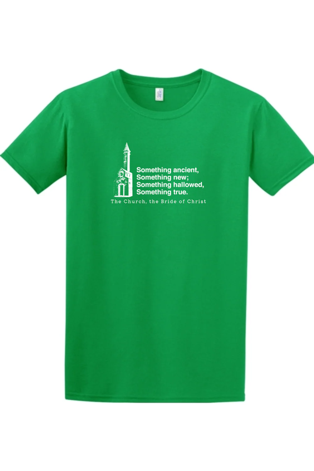 Never the Bridesmaid, Always the Bride - Catholic Church Adult T-Shirt - Image 4
