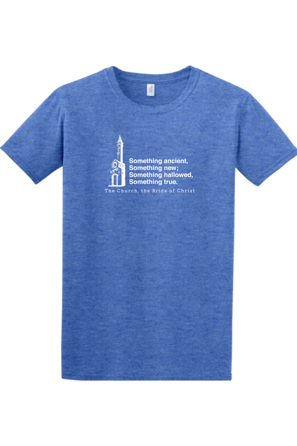 Never the Bridesmaid, Always the Bride - Catholic Church Adult T-Shirt - Image 5