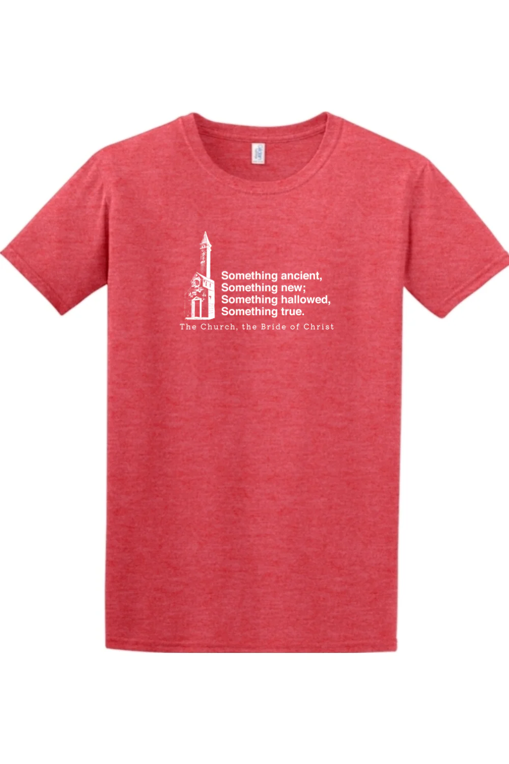 Never the Bridesmaid, Always the Bride - Catholic Church Adult T-Shirt - Image 6