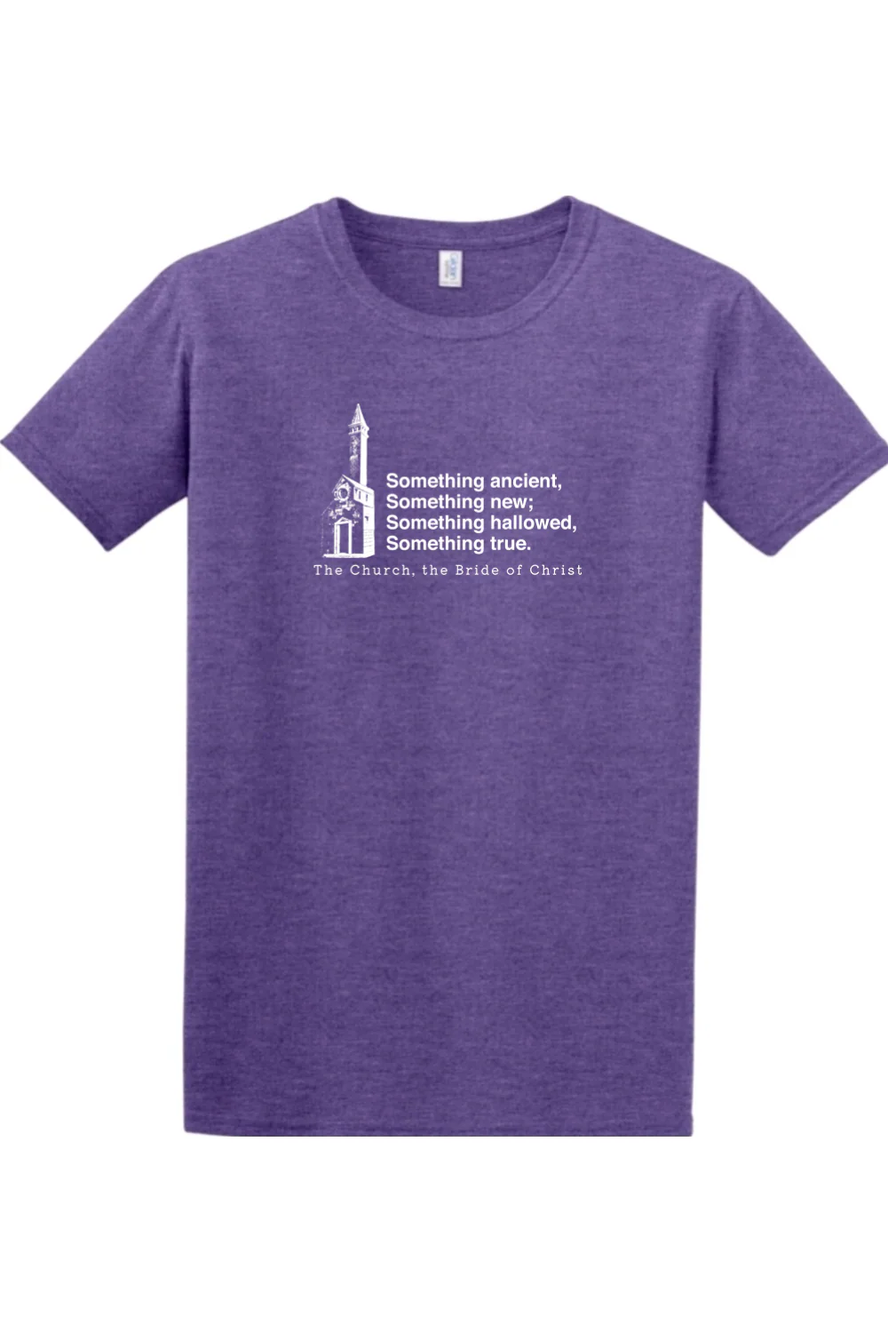 Never the Bridesmaid, Always the Bride - Catholic Church Adult T-Shirt - Image 7