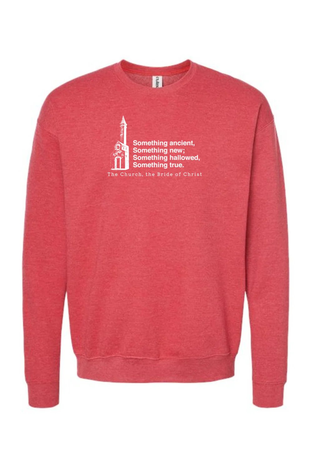 Never the Bridesmaid, Always the Bride - Catholic Church Crewneck Sweatshirt - Image 6