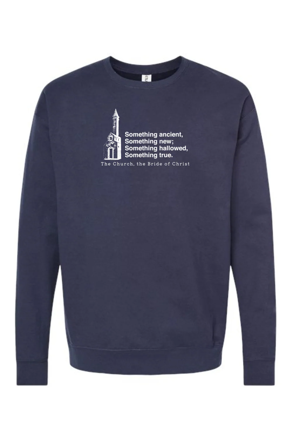Never the Bridesmaid, Always the Bride - Catholic Church Crewneck Sweatshirt - Image 7