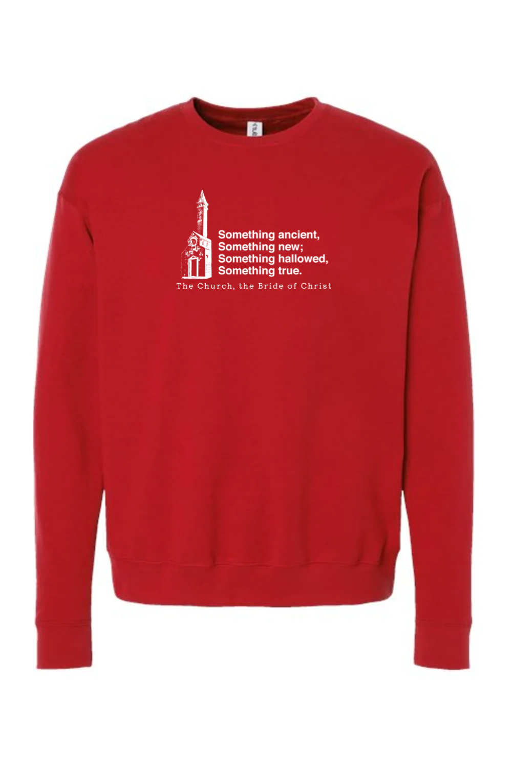 Never the Bridesmaid, Always the Bride - Catholic Church Crewneck Sweatshirt - Image 8