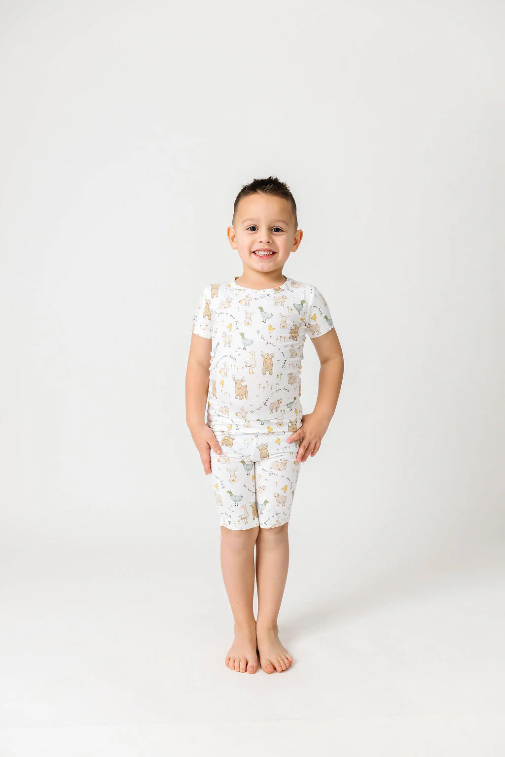 New Birth PJ Shorts Set Bamboo - Image 2