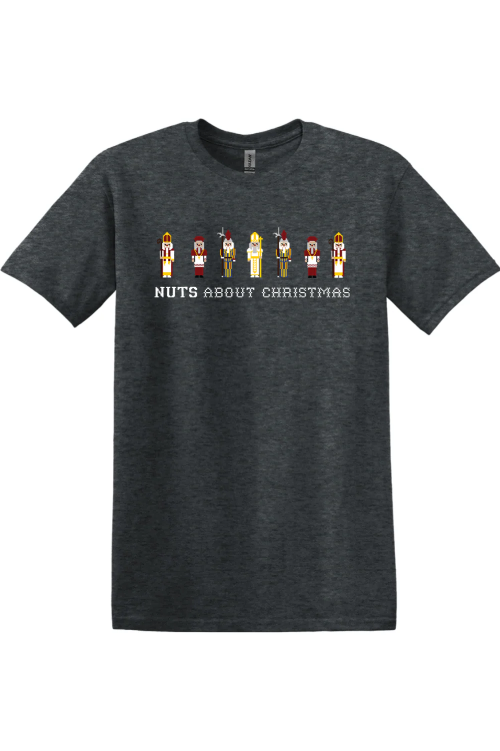 Nuts About Christmas Adult T-shirt - Image 9