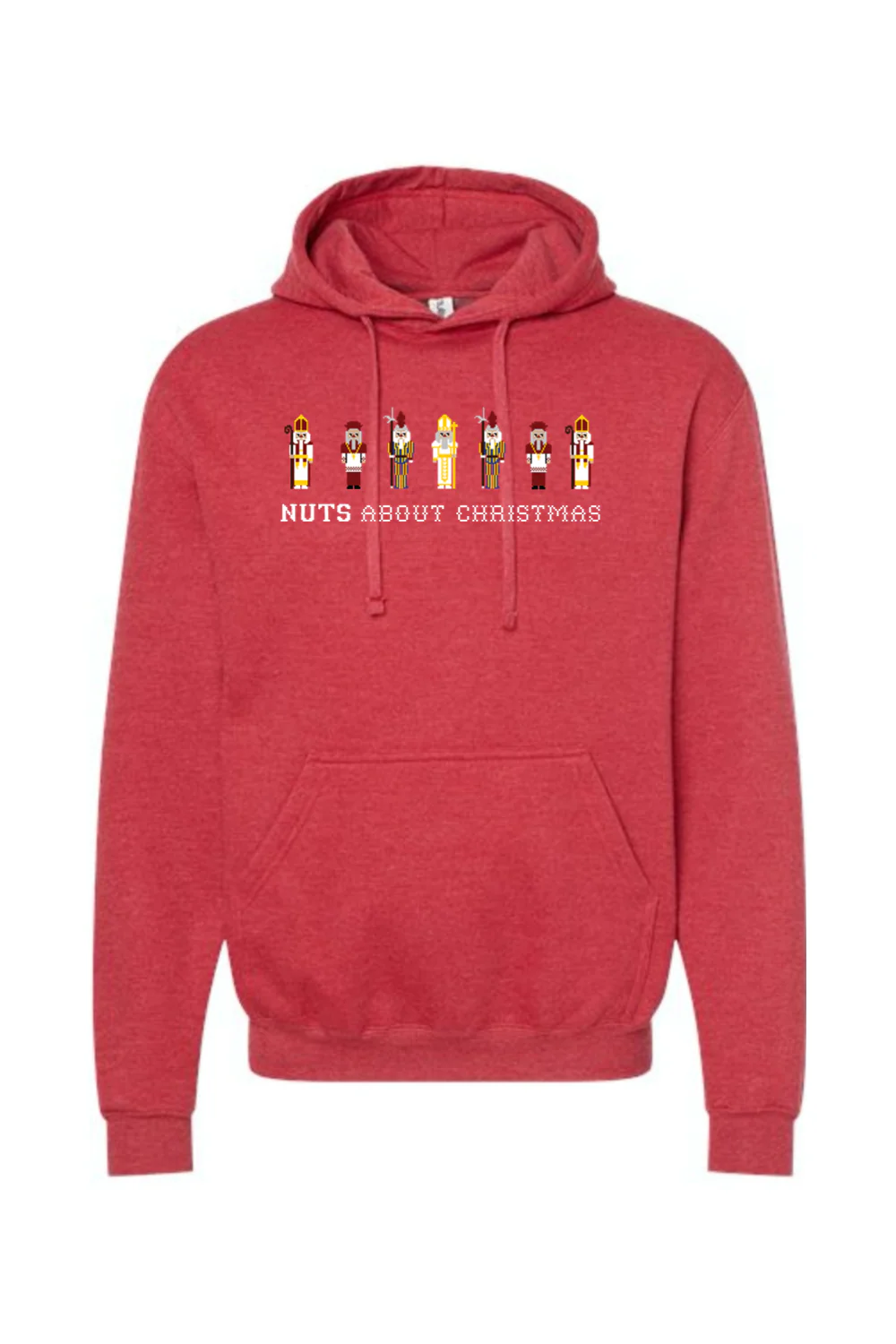 Nuts About Christmas - Hoodie Sweatshirt - Image 8
