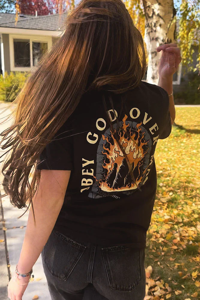 Obey God Over Man Tee - Image 3