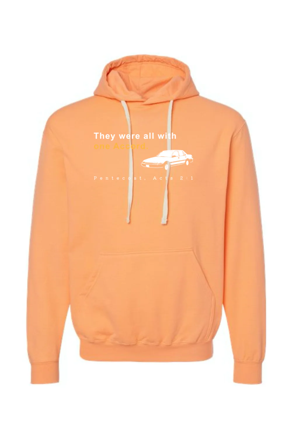 One Accord - Pentecost, Acts 2:1 Hoodie Sweatshirt - Image 2