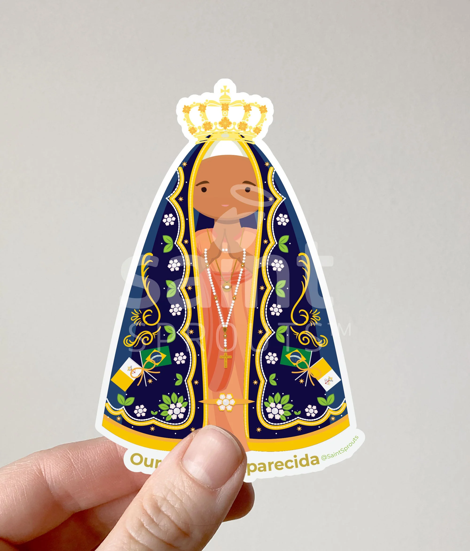 Our Lady of Aparecida Catholic Sticker