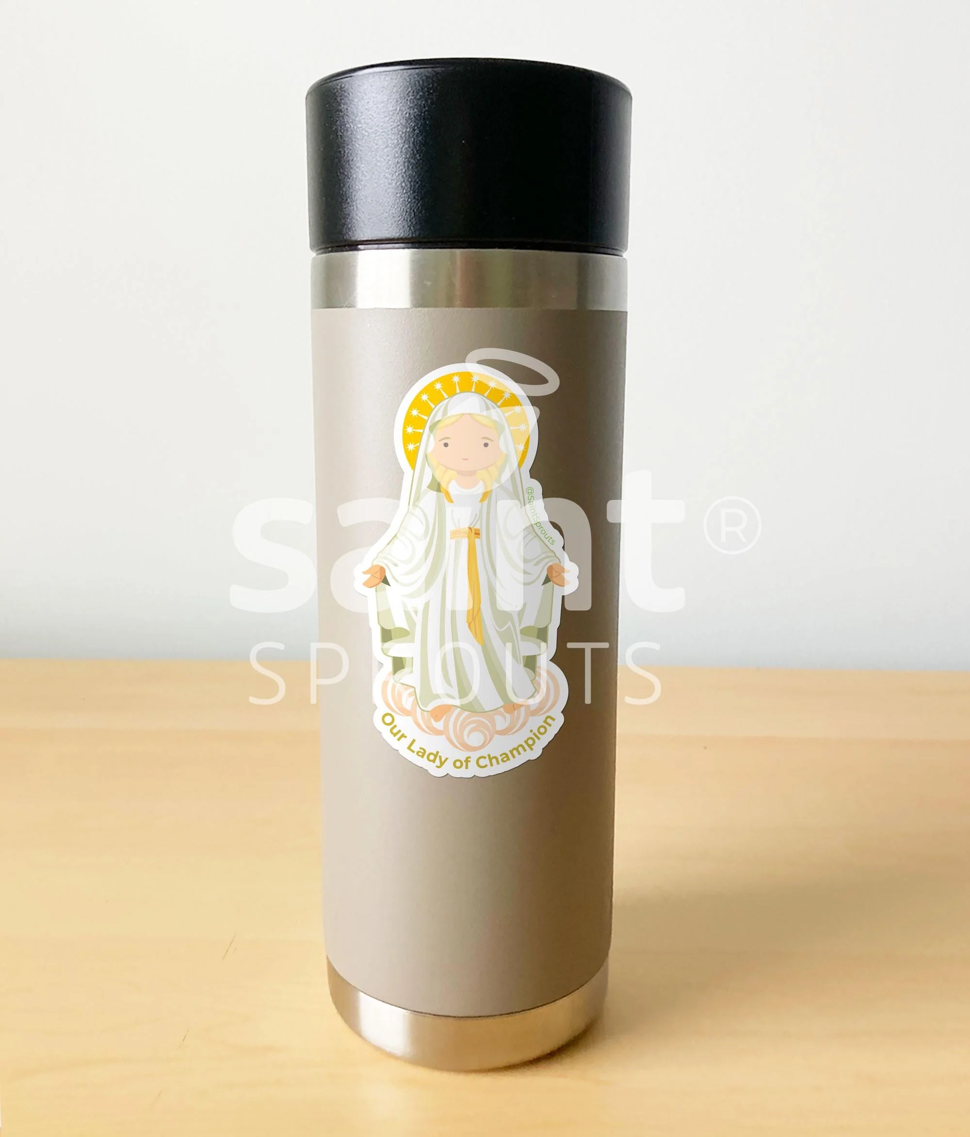 Our Lady of Champion Sticker – Marian Apparition of the United States - Image 3