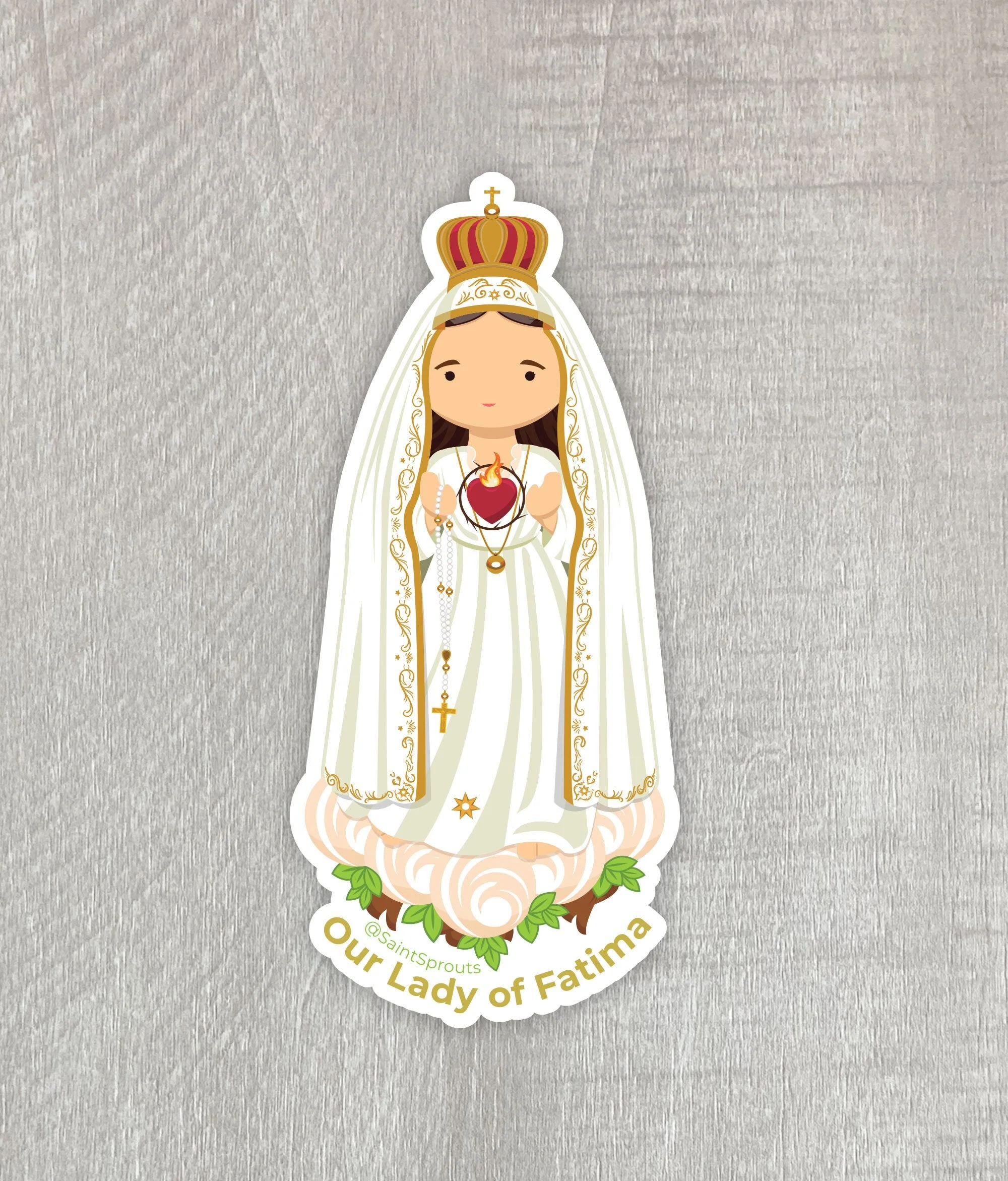 Our Lady of Fatima Sticker / Nossa Senhora de Fatima - Image 4