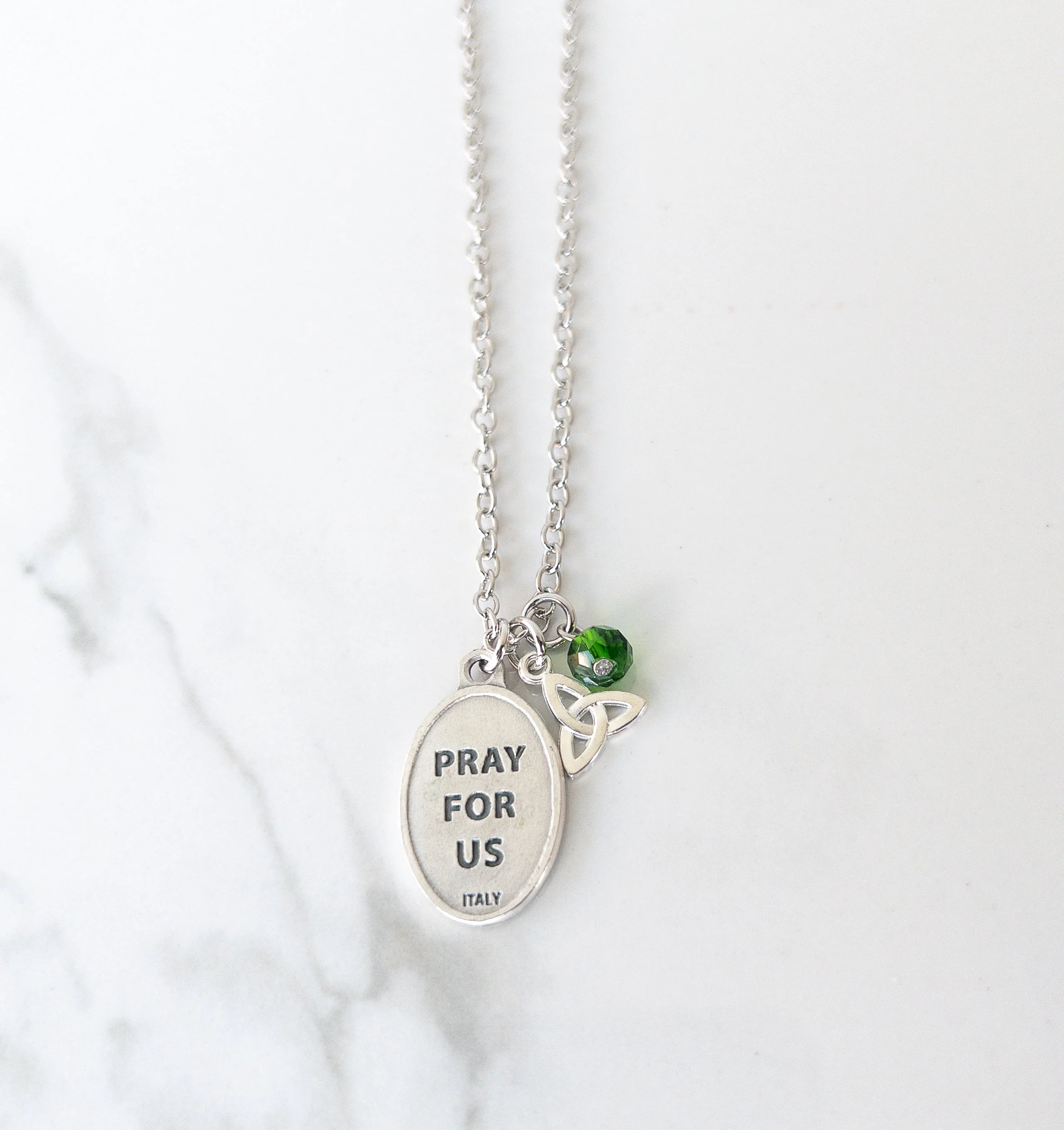 Our Lady of Knock Triquetra Necklace - Image 3