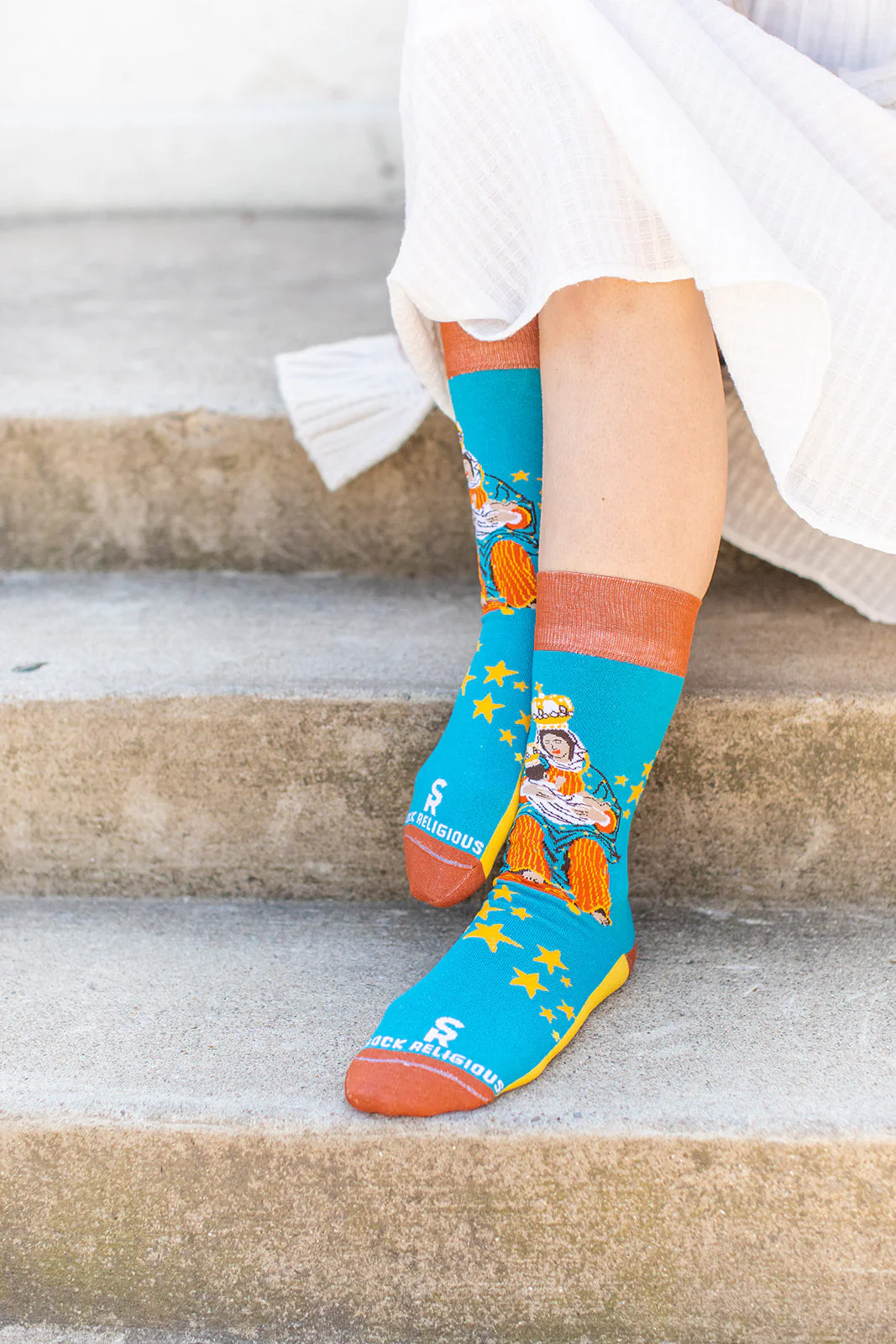 Our Lady of La Leche Adult Socks - Image 3
