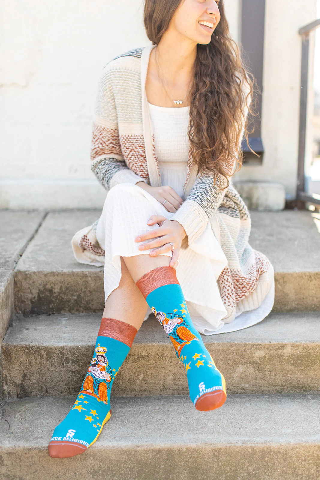 Our Lady of La Leche Adult Socks - Image 4