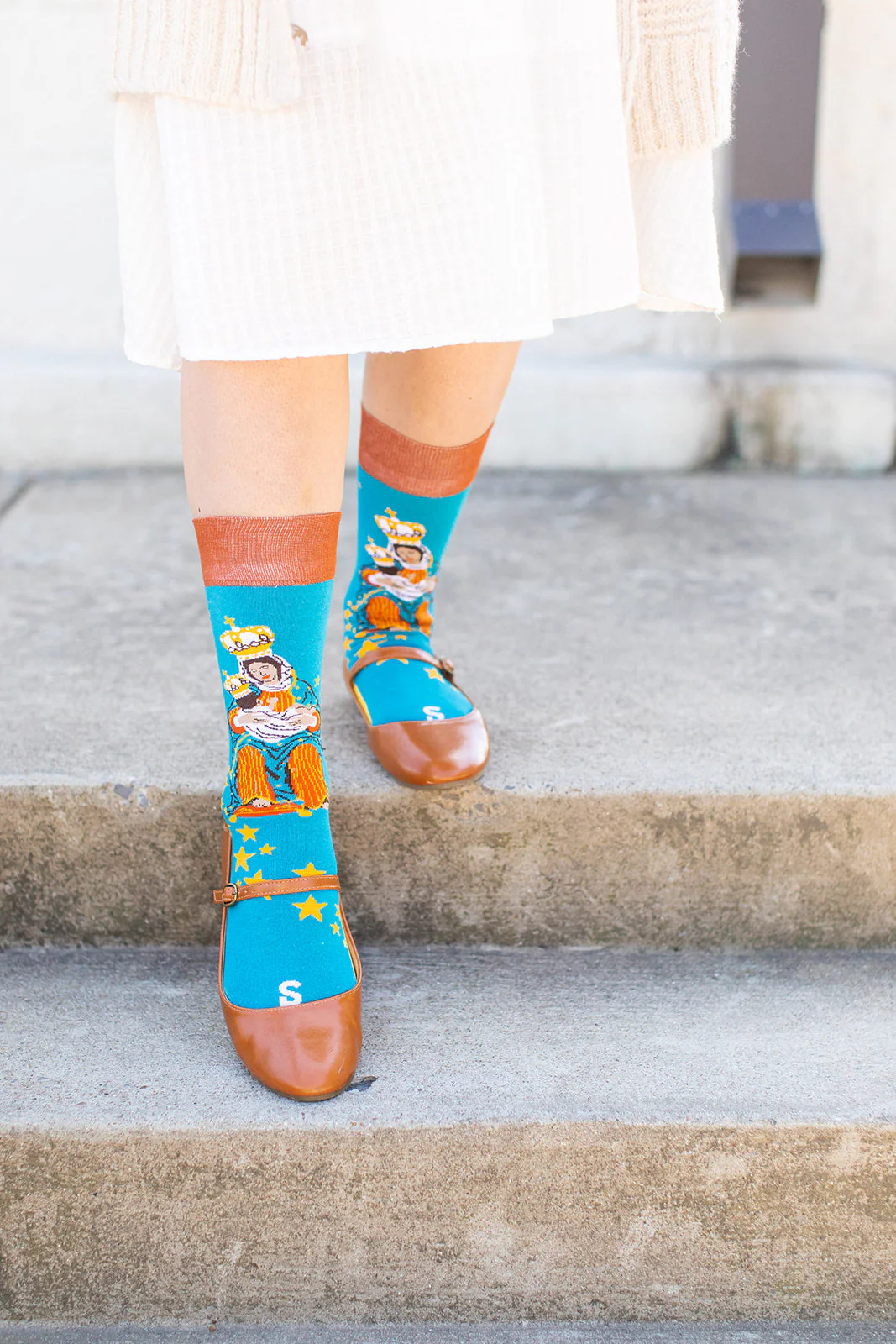 Our Lady of La Leche Adult Socks - Image 6
