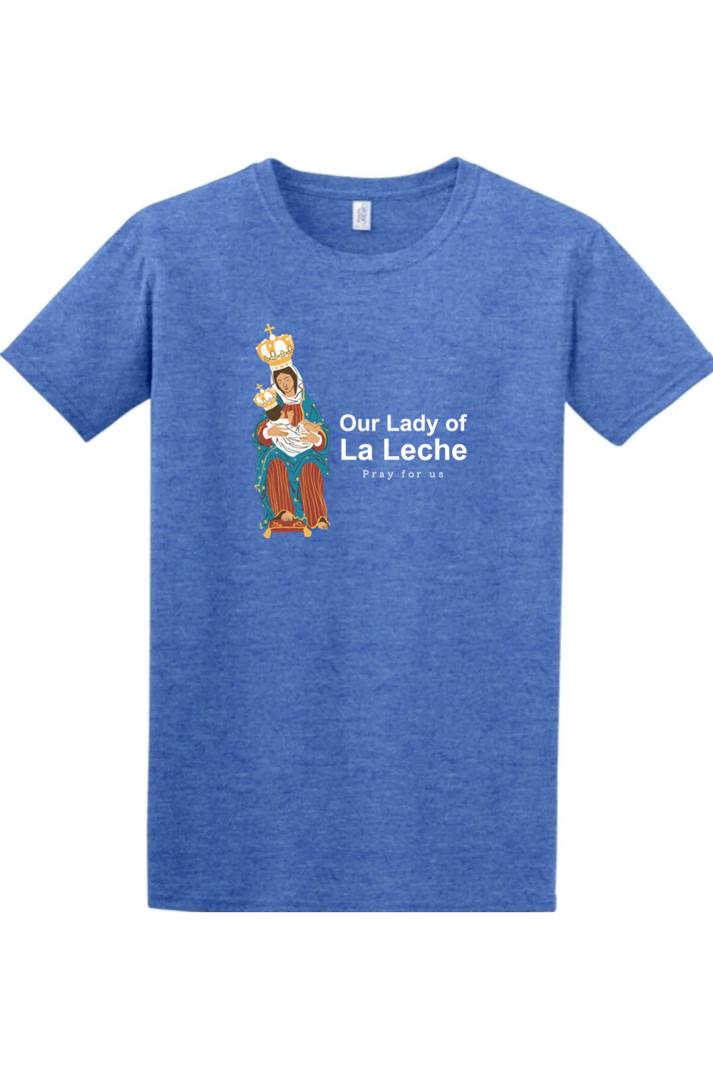 Our Lady of La Leche Adult T-shirt - Image 3