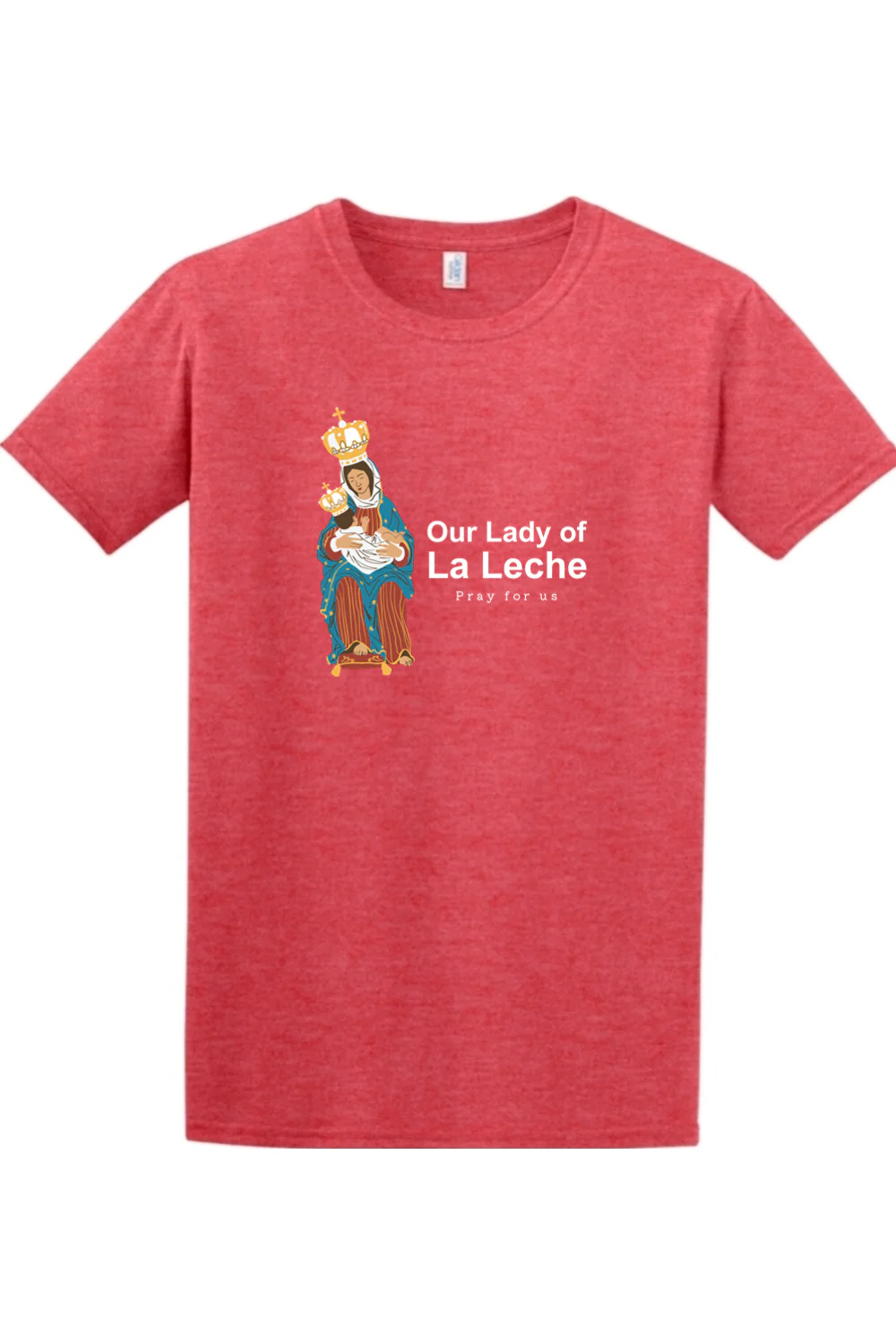 Our Lady of La Leche Adult T-shirt - Image 6