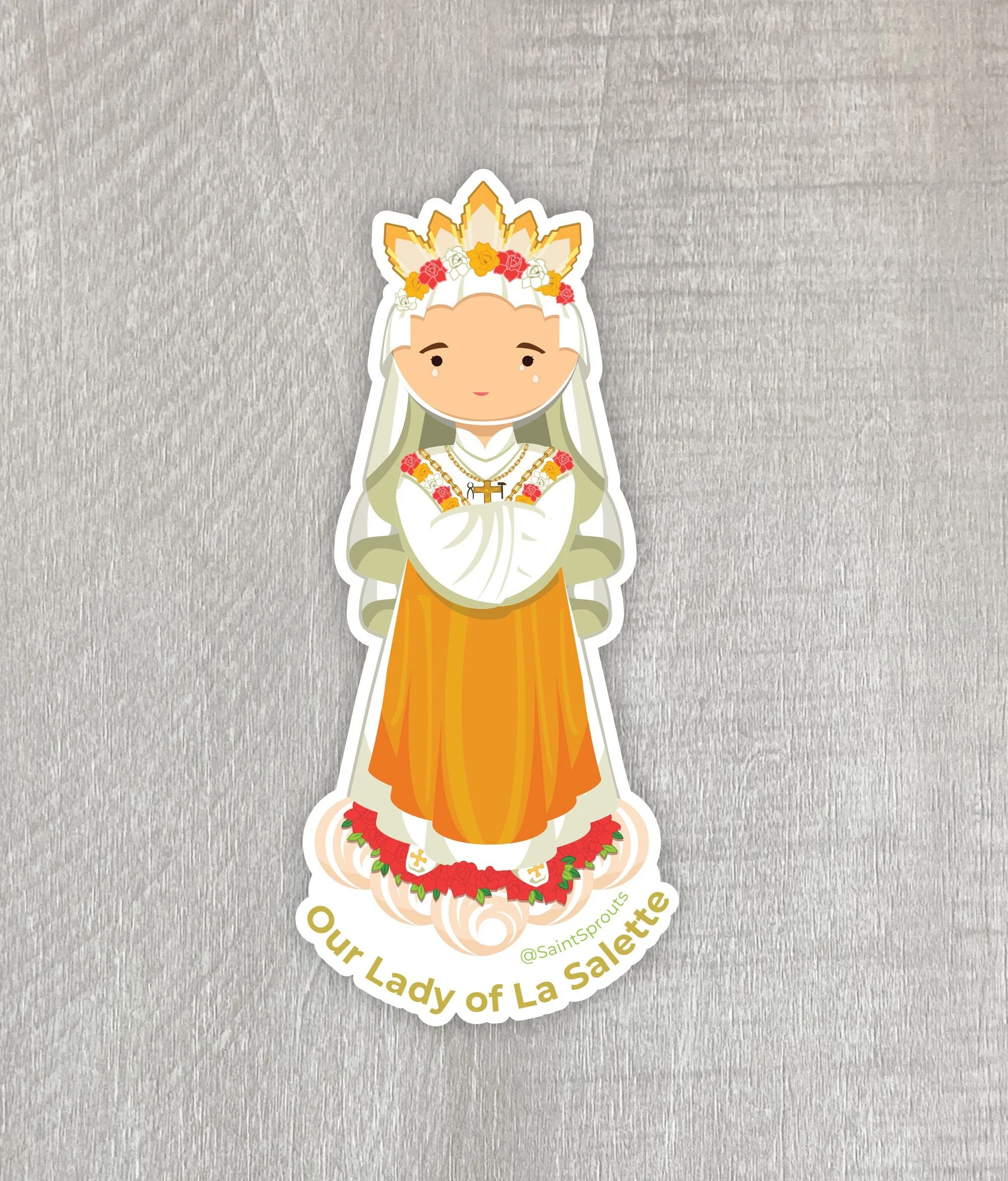Our Lady of La Salette Sticker - Image 4