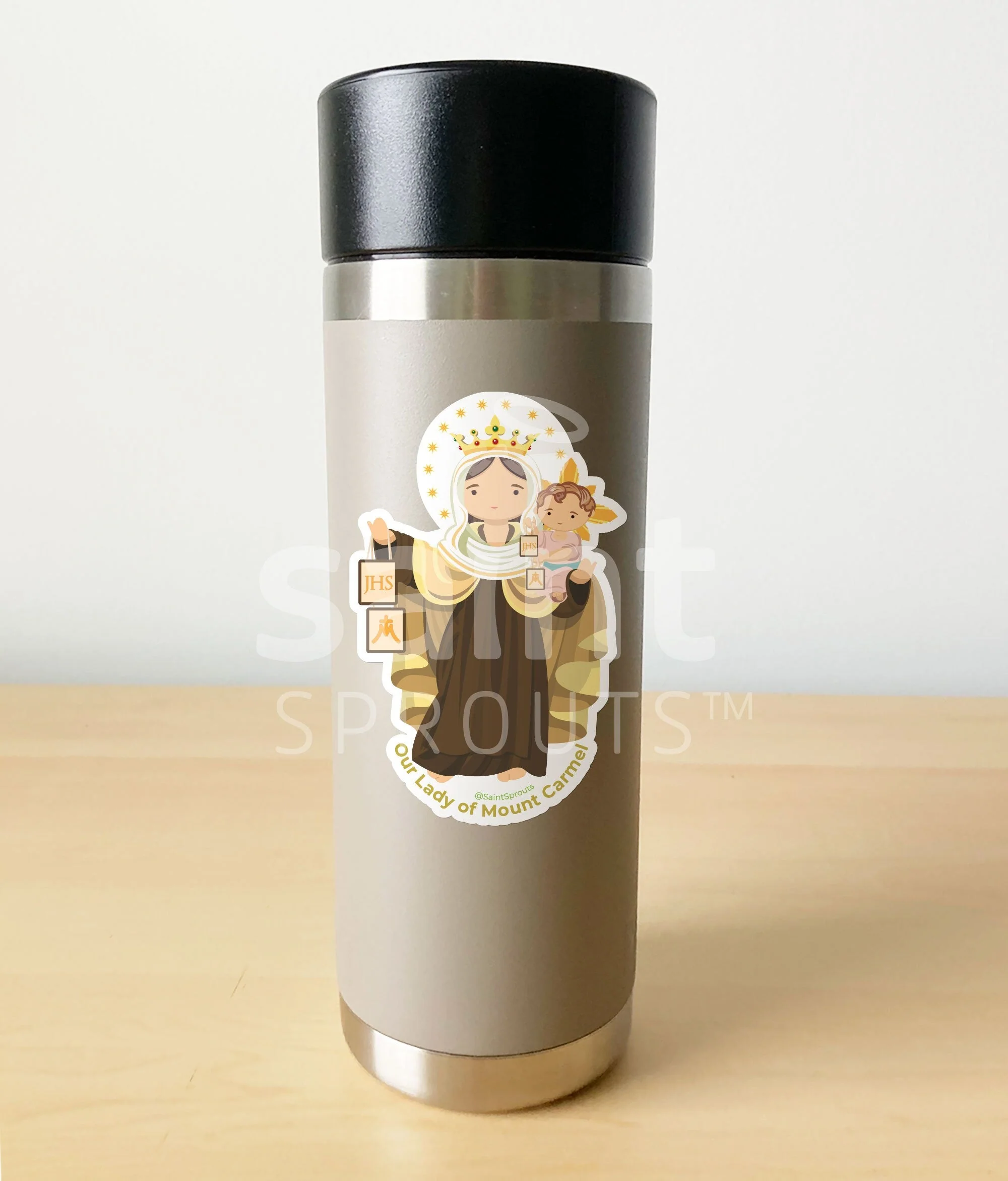Our Lady of Mount Carmel Sticker - Image 3