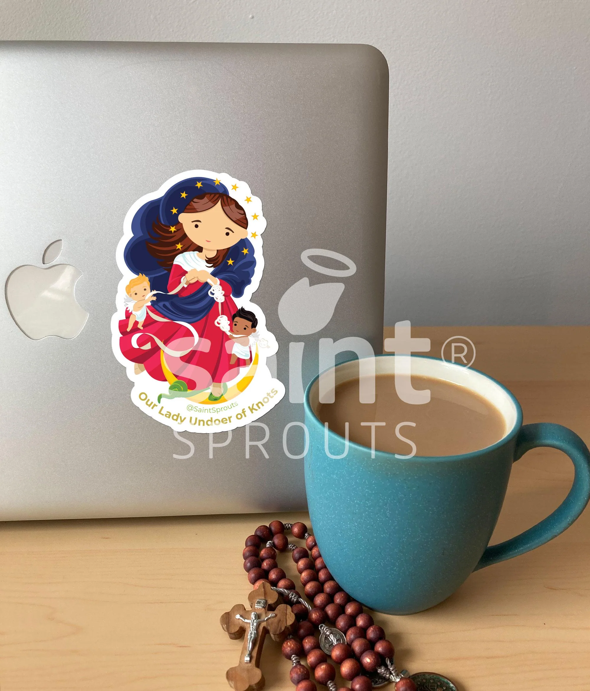 Our Lady Undoer of Knots Sticker / Our Lady Untier of Knots Sticker - Image 2