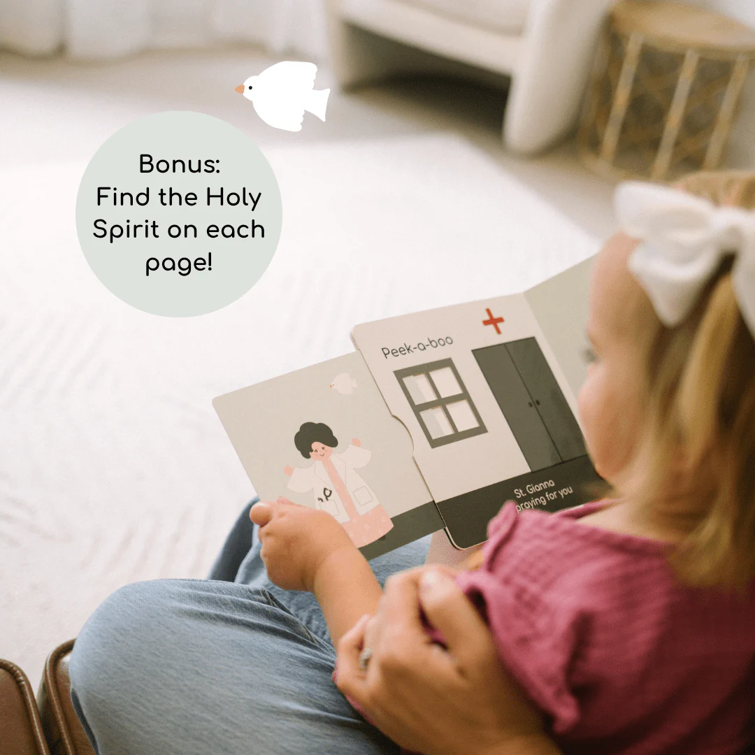 Peek-a-boo Saints 2 - Catholic Board Book - Image 4
