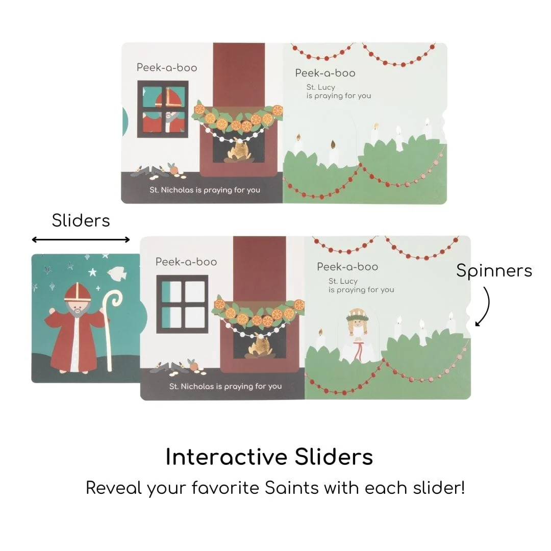 Peek-a-boo Saints Catholic Board Book - Image 2