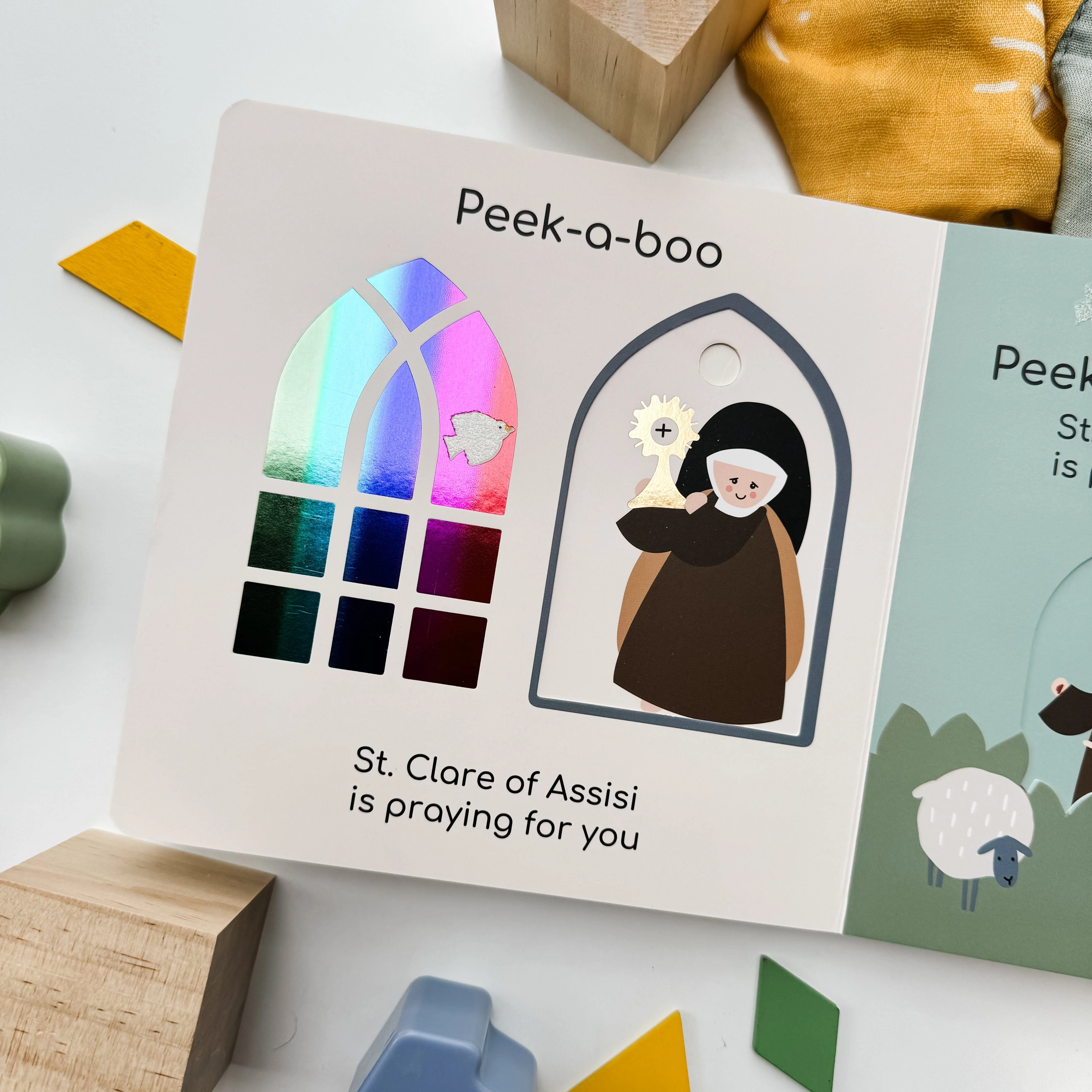 Peek-a-boo Saints Catholic Board Book - Image 7