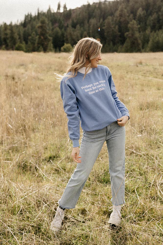 Perhaps You Were Born Crewneck Sweatshirt - Image 2