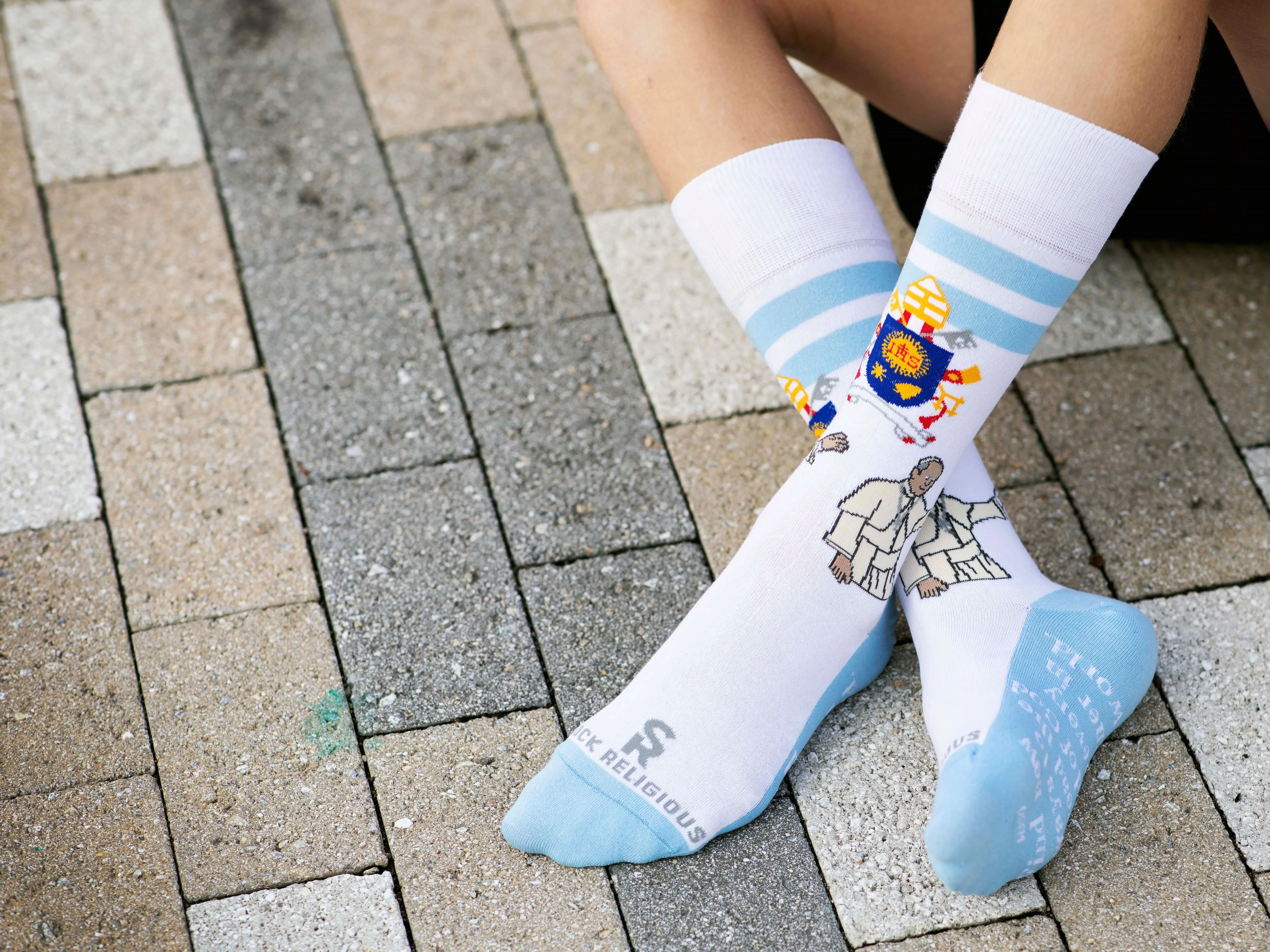 Pope Francis Adult Socks - Image 6