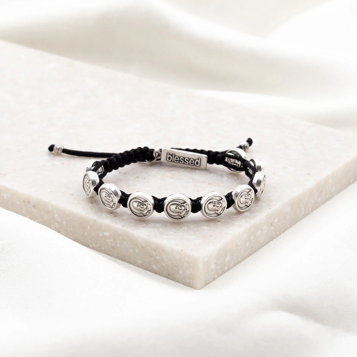 Pray. Hope. Don't Worry. Padre Pio Blessing Bracelet - Image 3