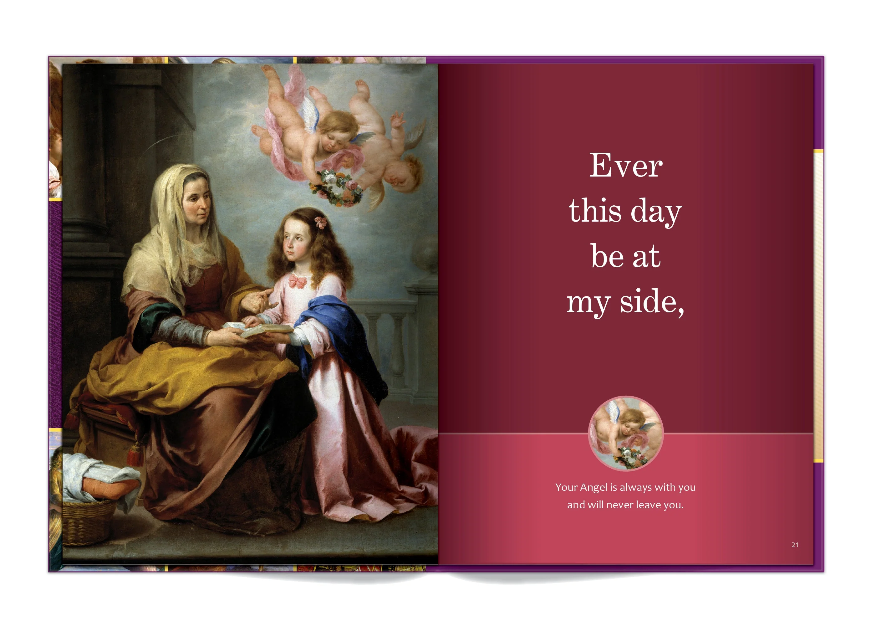 Praying to Holy Angels: Angel of God and St. Michael the Archangel Prayers in Sacred Art for Young Children - Image 4