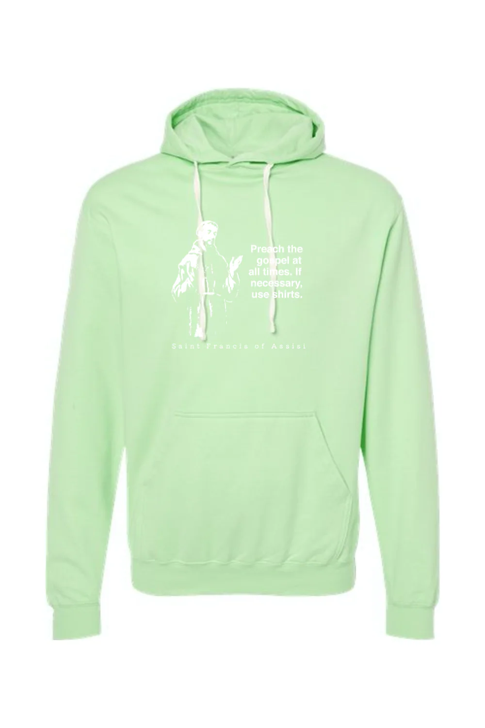 Preach the Gospel - St. Francis of Assisi Hoodie Sweatshirt - Image 10