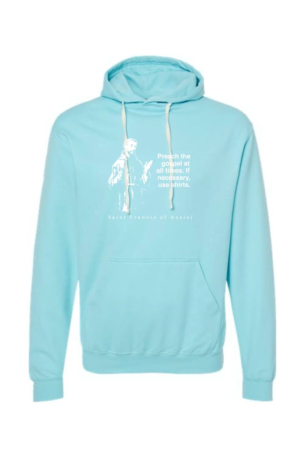 Preach the Gospel - St. Francis of Assisi Hoodie Sweatshirt - Image 11