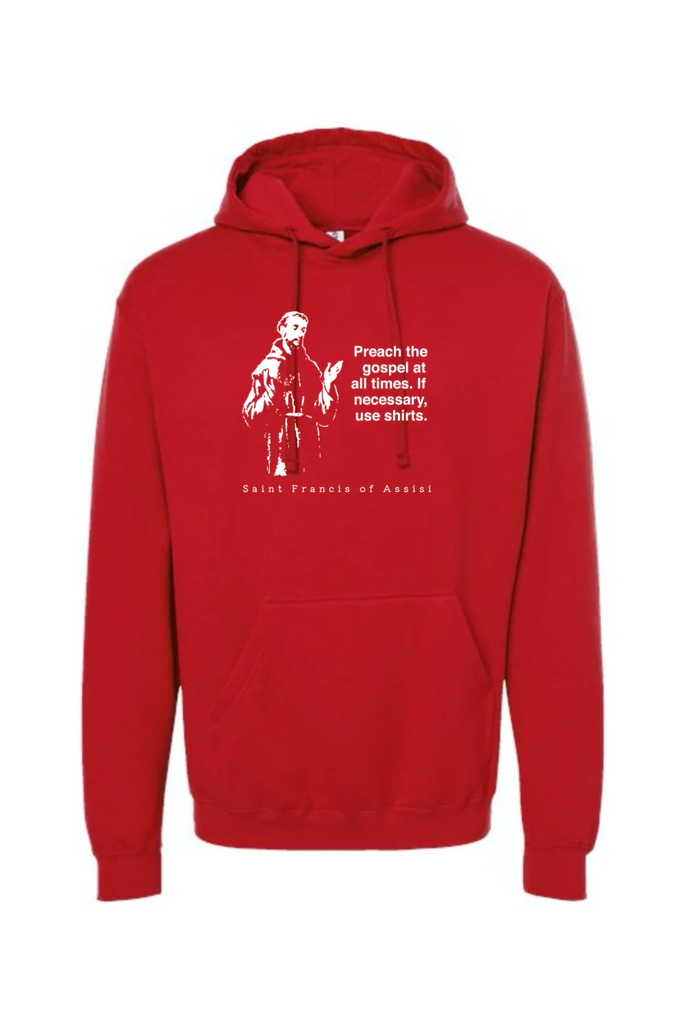 Preach the Gospel - St. Francis of Assisi Hoodie Sweatshirt - Image 12