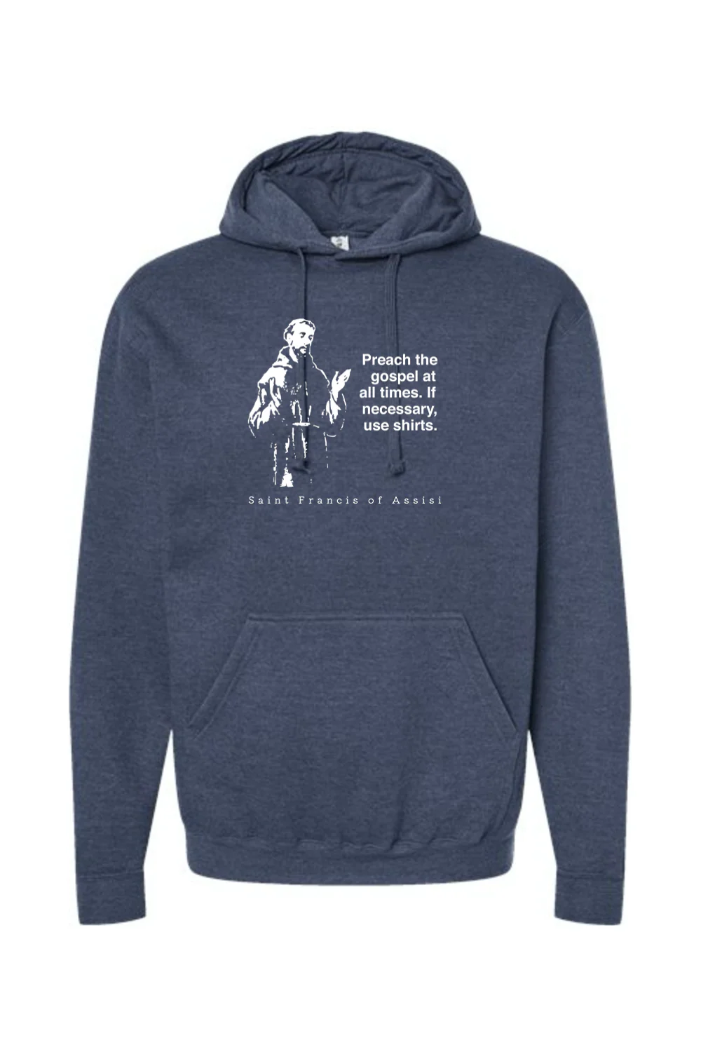 Preach the Gospel - St. Francis of Assisi Hoodie Sweatshirt - Image 5