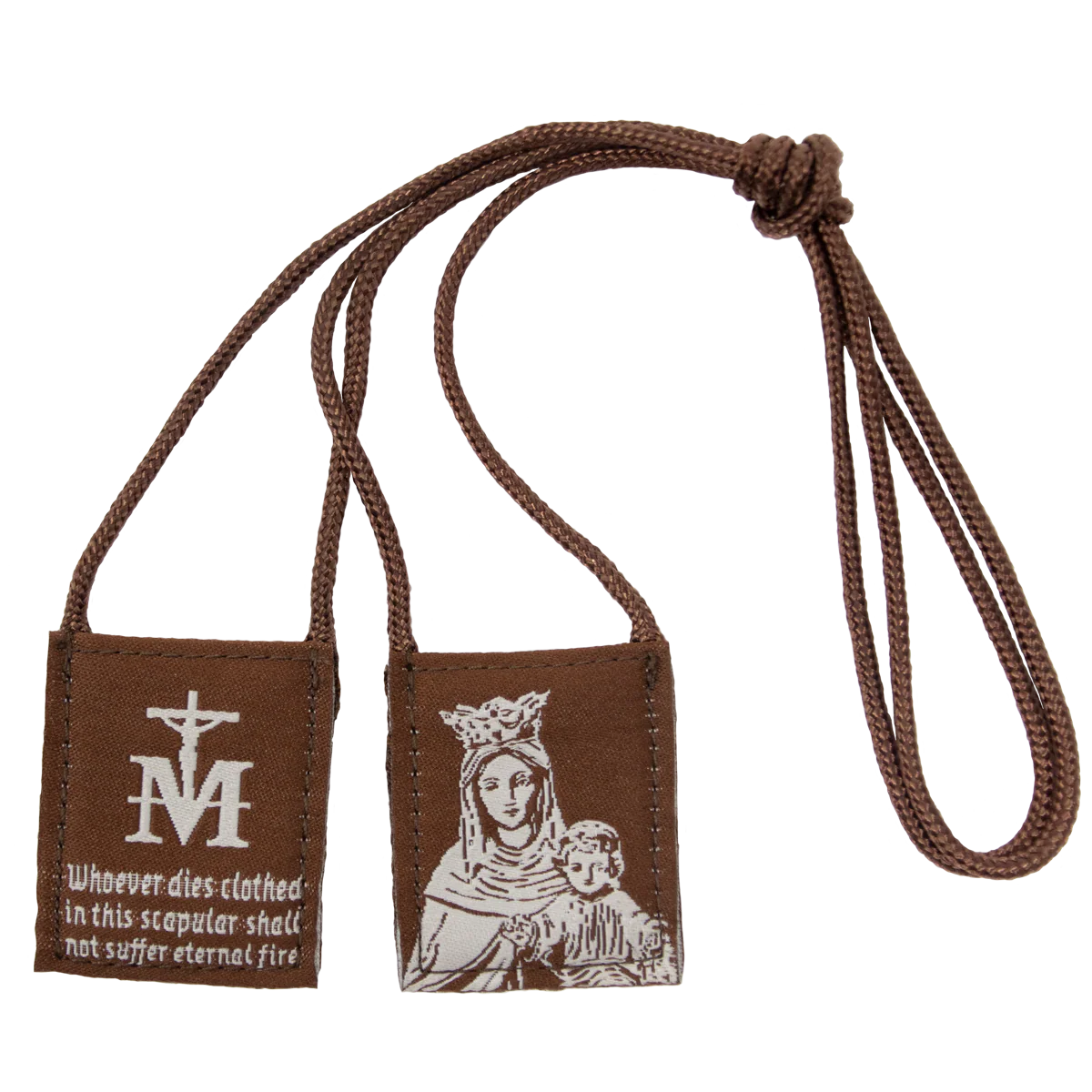 OLMC with Promise | Our Lady of Mt. Carmel Premium Brown Scapular - Image 11