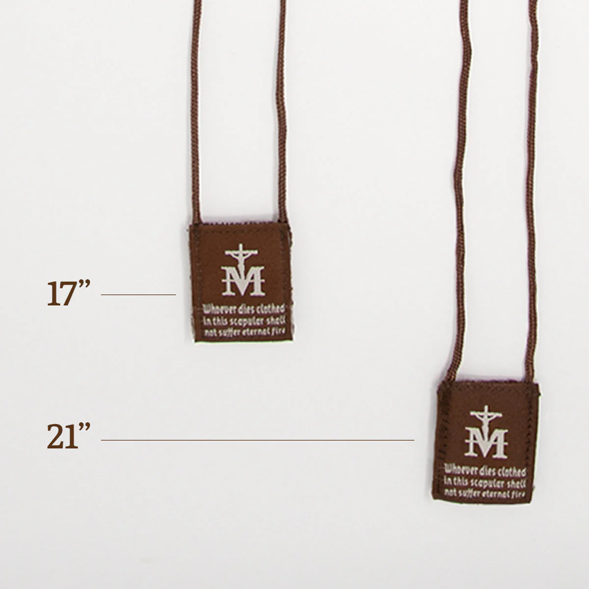OLMC with Promise | Our Lady of Mt. Carmel Premium Brown Scapular - Image 9