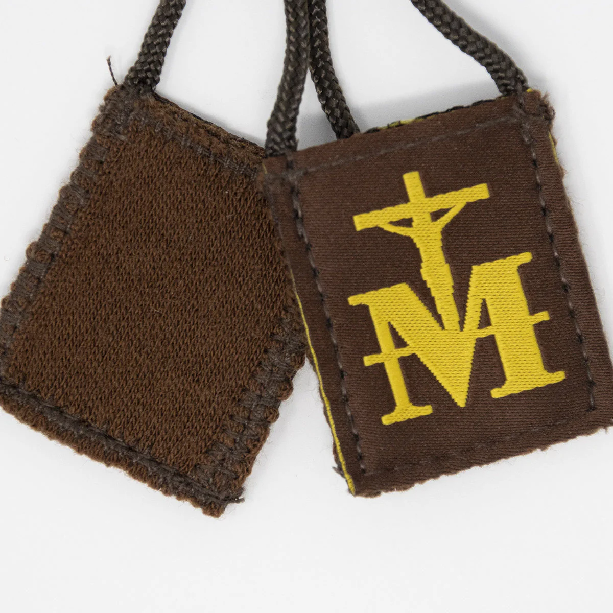 Marian Crucifix | Premium Brown Scapular - Image 6