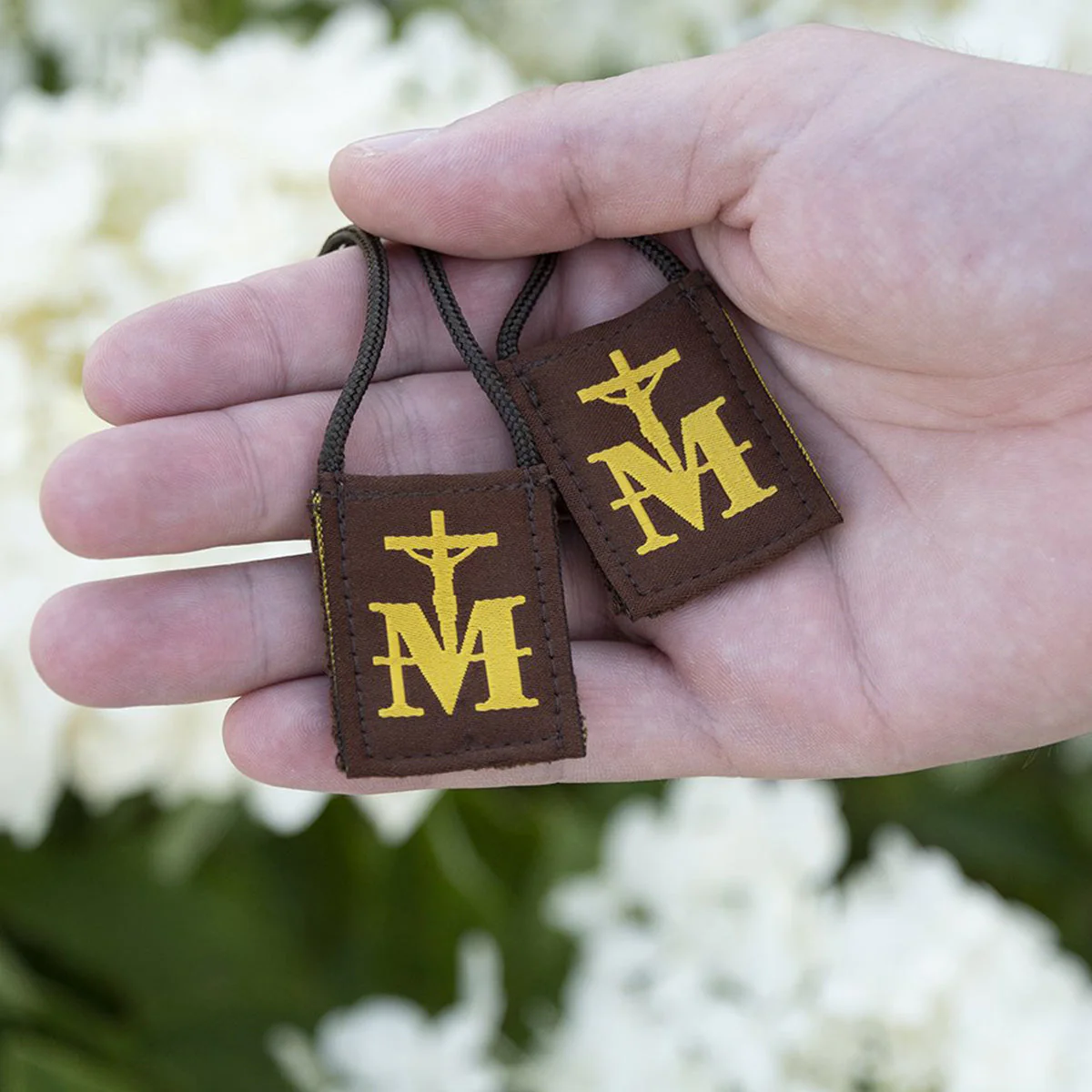 Marian Crucifix | Premium Brown Scapular - Image 9
