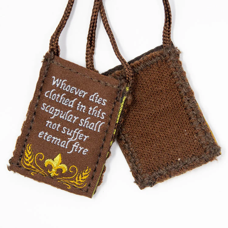 Kid's Eucharist | Premium Brown Scapular - Image 11