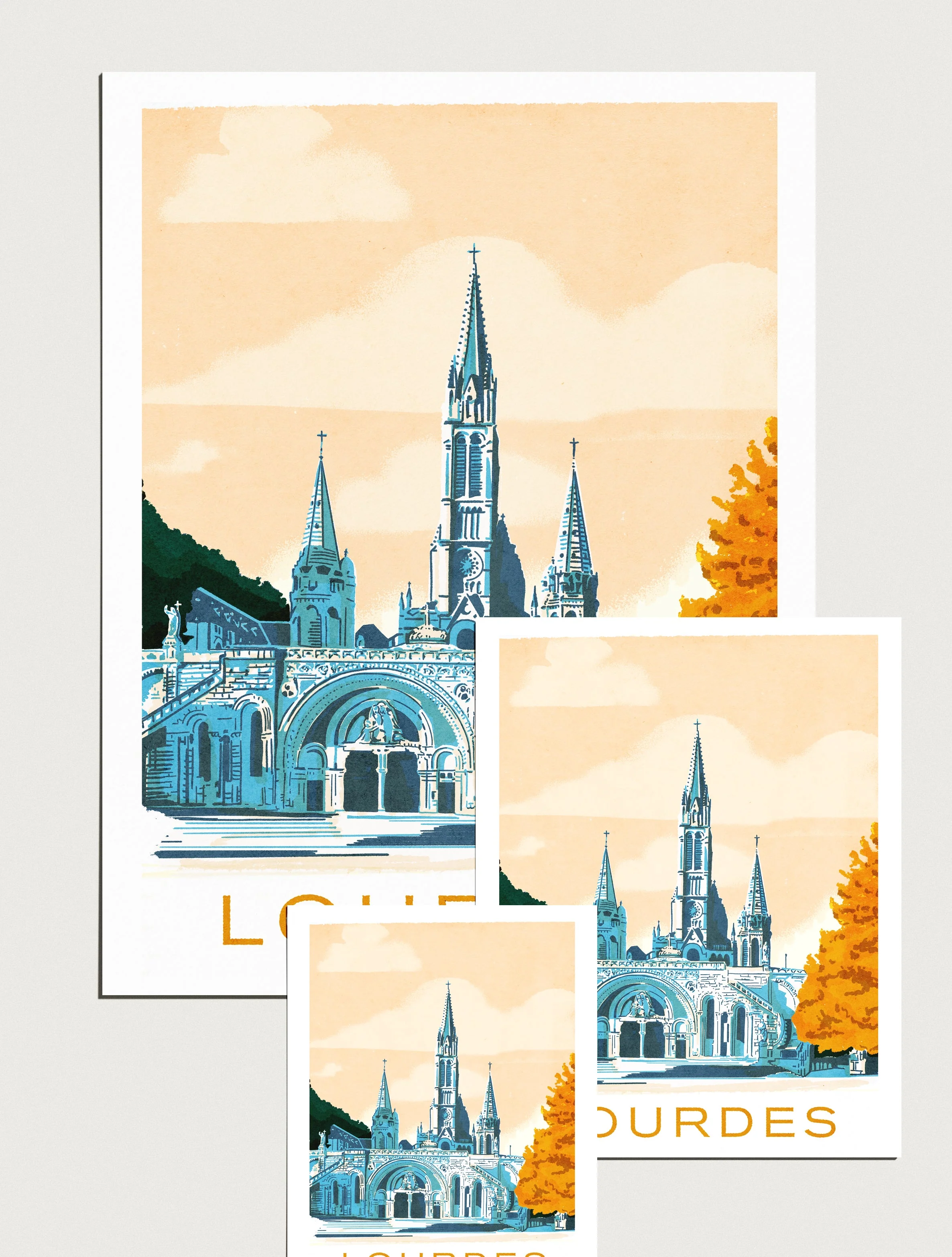 Print: Pilgrimage to Lourdes - Image 4