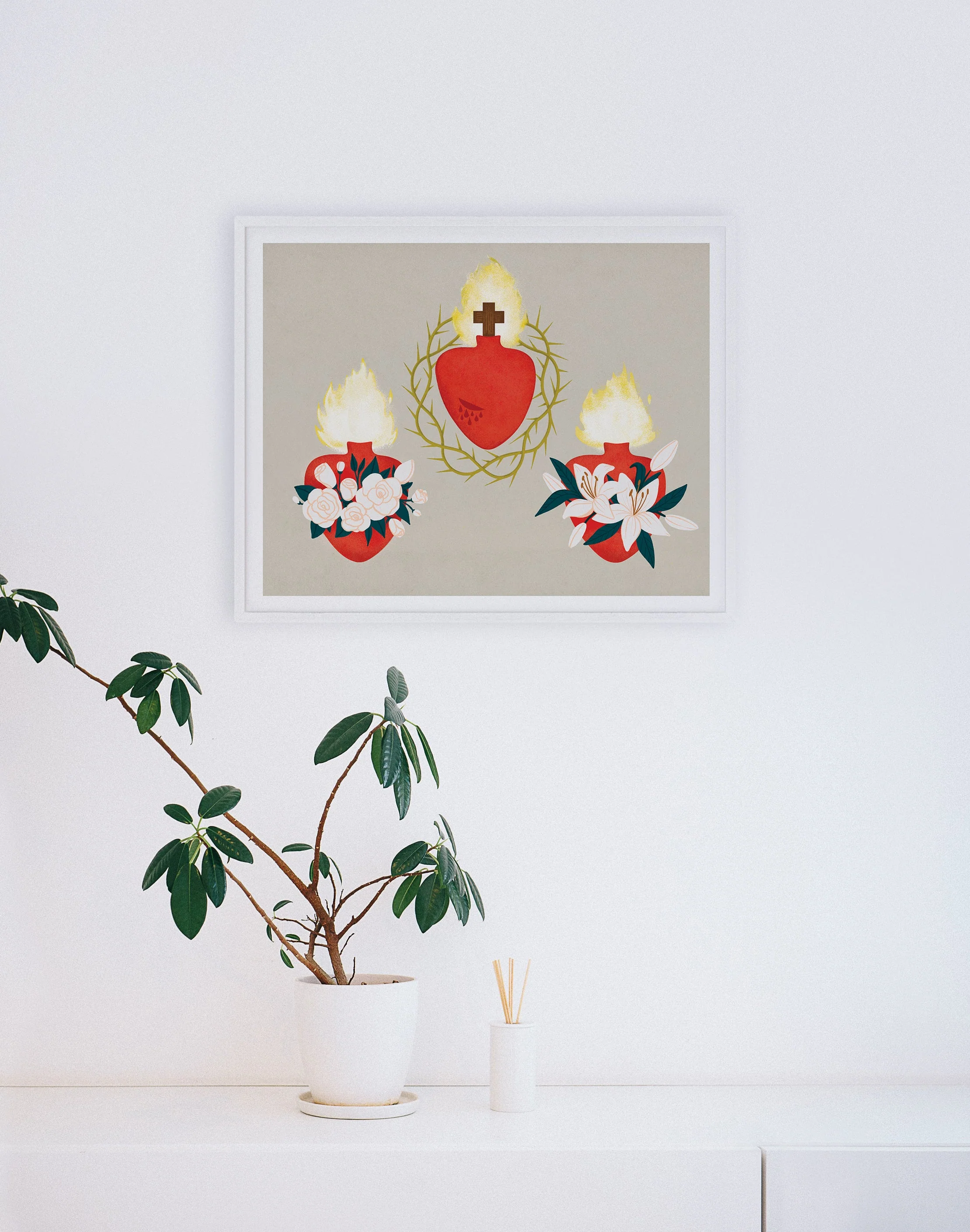 Prints: Holy Family Hearts - Image 9