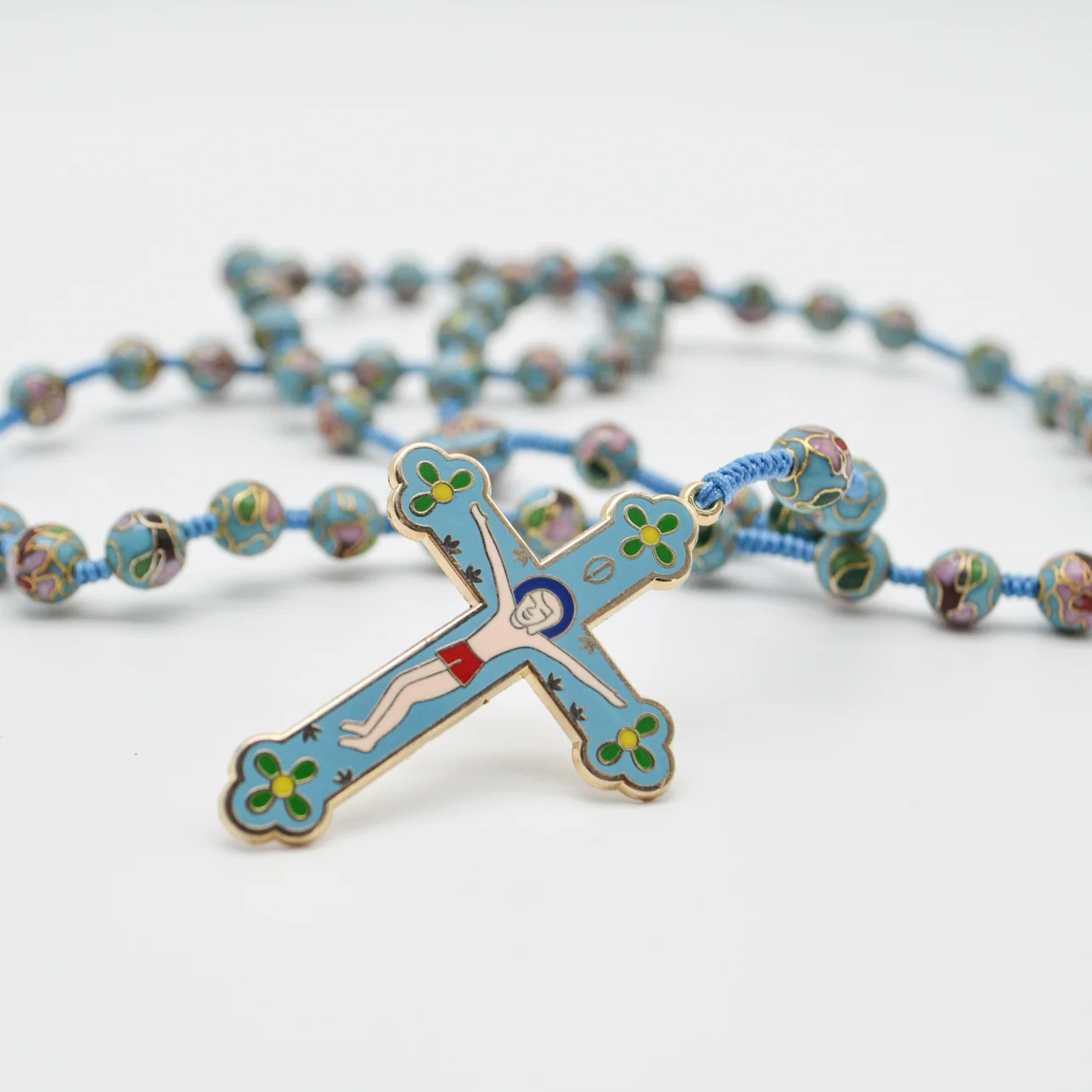 Pro-Life Cloisonné Rosary - Image 3