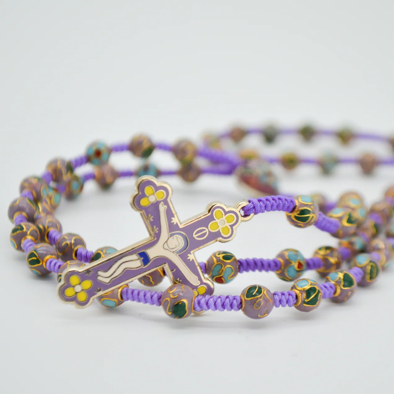 Pro-Life Cloisonné Rosary - Image 4