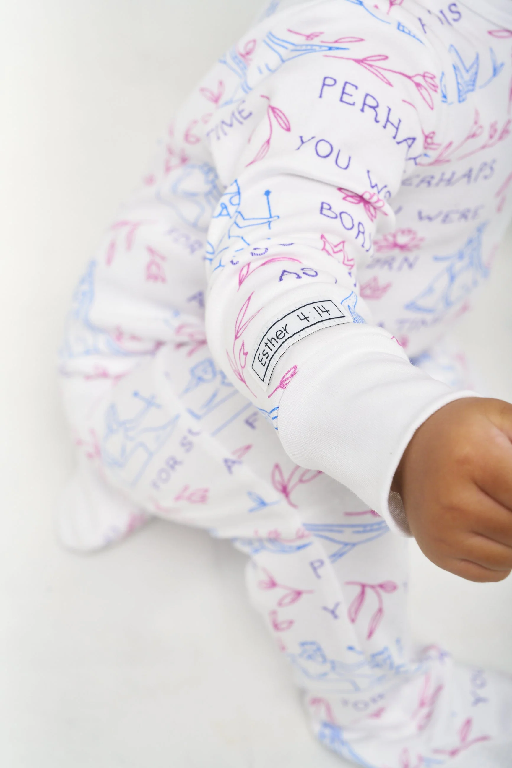Queen Esther PJ Footed Onesie Cotton - Image 2
